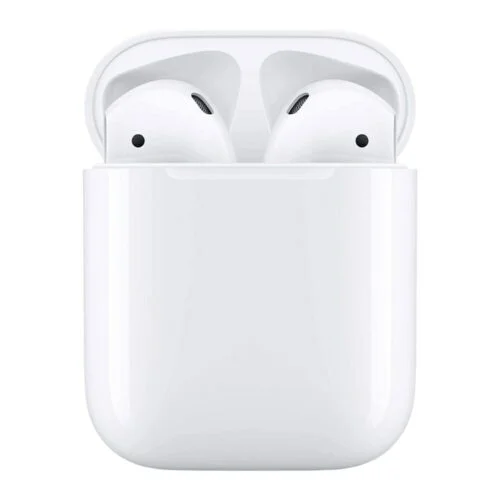 refurbished airpods wireless earbuds with charging case white phonesrefurb