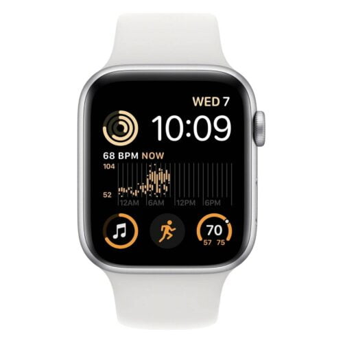 Refurbished Apple Watch SE 2nd Gen,44mm Aluminum Case with Sport Band,Apple Watch SE