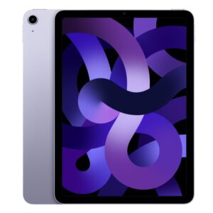 refurbished apple ipad air 5th gen. 64gb, wi fi + 5g (unlocked) regal purple 10.9 inch display