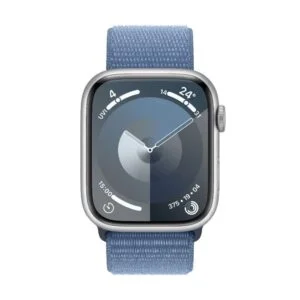 apple watch series 9 gps reacondicionado 45mm plateado con bucle deportivo - Azul