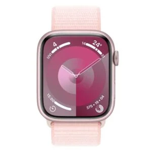 apple watch series 9 gps reacondicionado 45mm plateado con bucle deportivo - Rosa