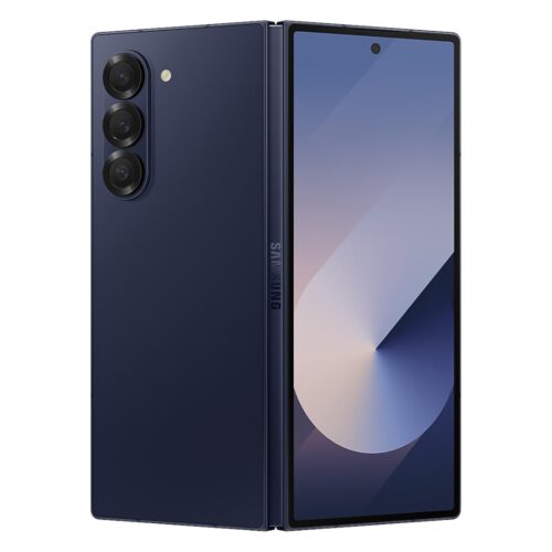 هاتف Galaxy Z Fold 6 المجدد - 12 جيجابايت + 256 جيجابايت - هاتف ذكي 5G AI - أزرق داكن (بحالة أصلية)