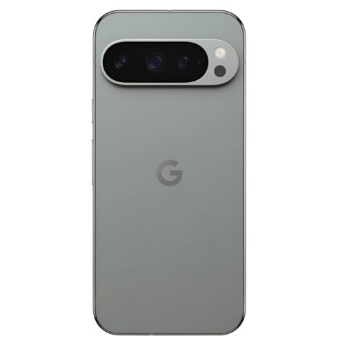 Google pixel 9 pro XL in hazel color Back side view - Like new condition - Buy on phonesrefurb