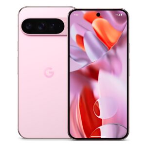 هاتف ذكي Pixel 9 Pro XL 5G 5G، 16 جيجابايت رام + 256 جيجابايت، وردي - (صندوق مفتوح) بحالة أصيلة