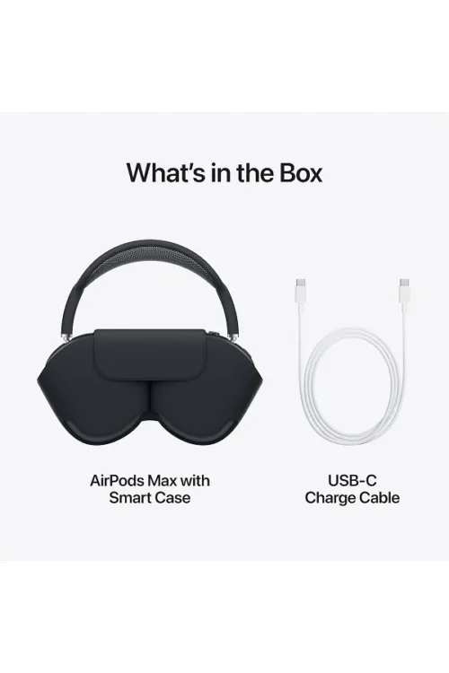 airpods max starlight (2024) - usb c, draadloze hoofdtelefoon met ruisonderdrukking - onberispelijke staat, gerenoveerd